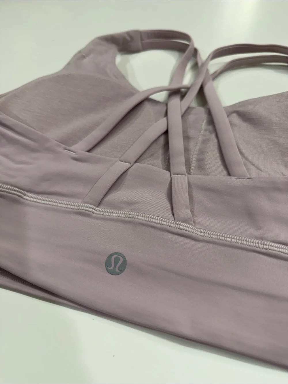 Lululemon Women’s Pink Crossback Sports Bra